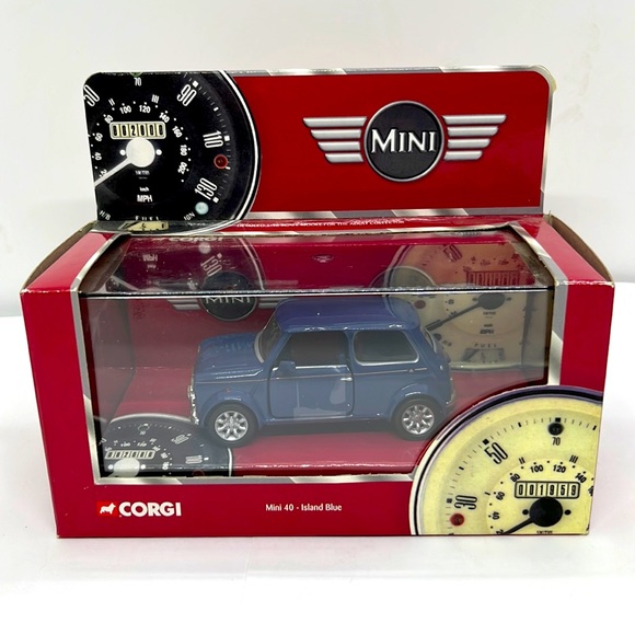 Corgi Other - 2001 Corgi Mini 40 Island Blue Model Car